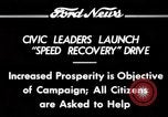 Standbild Speed Recovery Kampagne United States USA, 1934, aus Sekunde 13 historischem Filmmaterial Videoclip 65675069409