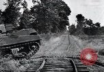 Image of tank battle France, 1944, second 41 stock footage video 65675069435