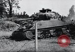 Image of tank battle France, 1944, second 52 stock footage video 65675069435