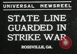 Immagine di Lavoratori in sciopero Rossville Georgia USA, 1935, secondo 1 filmato di repertorio 65675069439