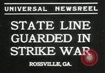 Immagine di Lavoratori in sciopero Rossville Georgia USA, 1935, secondo 3 filmato di repertorio 65675069439