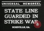 Immagine di Lavoratori in sciopero Rossville Georgia USA, 1935, secondo 7 filmato di repertorio 65675069439