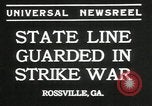 Immagine di Lavoratori in sciopero Rossville Georgia USA, 1935, secondo 8 filmato di repertorio 65675069439