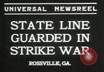 Immagine di Lavoratori in sciopero Rossville Georgia USA, 1935, secondo 9 filmato di repertorio 65675069439
