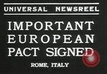 Immagine di Patto europeo firmato Roma Italia, 1935, secondo 4 filmato di repertorio 65675069440