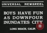 Immagine di Pioggia pesante Long Beach California USA, 1935, secondo 3 filmato di repertorio 65675069442