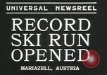 Image ski run ouvert Mariazell Autriche, 1935, de la seconde 9 séquences d'archives historiques vidéo 65675069444