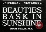 Image of girls enjoy Miami Beach Florida USA, 1935, second 1 stock footage video 65675069445