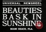 Image of girls enjoy Miami Beach Florida USA, 1935, second 3 stock footage video 65675069445