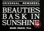 Image of girls enjoy Miami Beach Florida USA, 1935, second 8 stock footage video 65675069445