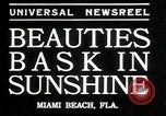 Image of girls enjoy Miami Beach Florida USA, 1935, second 9 stock footage video 65675069445