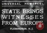 Image of Hauptmann trial Flemington New Jersey USA, 1935, second 1 stock footage video 65675069446