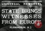 Image of Hauptmann trial Flemington New Jersey USA, 1935, second 3 stock footage video 65675069446