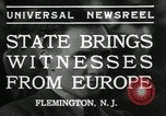 Image of Hauptmann trial Flemington New Jersey USA, 1935, second 4 stock footage video 65675069446