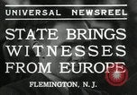 Image of Hauptmann trial Flemington New Jersey USA, 1935, second 5 stock footage video 65675069446