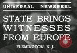 Image of Hauptmann trial Flemington New Jersey USA, 1935, second 6 stock footage video 65675069446