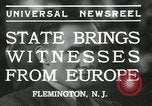Image of Hauptmann trial Flemington New Jersey USA, 1935, second 7 stock footage video 65675069446