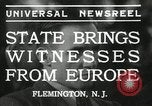 Image of Hauptmann trial Flemington New Jersey USA, 1935, second 8 stock footage video 65675069446