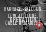 Image of Closeup of barrage balloon with cables United States USA, 1943, second 28 stock footage video 65675069447