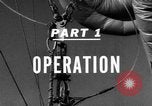 Image of Closeup of barrage balloon with cables United States USA, 1943, second 32 stock footage video 65675069447