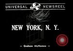 Image of fire in a building New York United States USA, 1940, second 1 stock footage video 65675069457