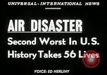 Immagine di C-46 Crash Commando Elizabeth New Jersey USA, 1951, secondo 14 filmato di repertorio 65675069464