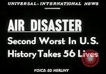 Immagine di C-46 Crash Commando Elizabeth New Jersey USA, 1951, secondo 15 filmato di repertorio 65675069464