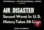 Immagine di C-46 Crash Commando Elizabeth New Jersey USA, 1951, secondo 16 filmato di repertorio 65675069464