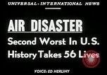 Immagine di C-46 Crash Commando Elizabeth New Jersey USA, 1951, secondo 17 filmato di repertorio 65675069464