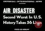 Immagine di C-46 Crash Commando Elizabeth New Jersey USA, 1951, secondo 18 filmato di repertorio 65675069464