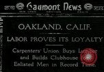 Image of club house for troops Oakland California USA, 1918, second 1 stock footage video 65675069486