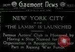 Image of Transport ship called The Lambs Kearny New Jersey USA, 1918, second 1 stock footage video 65675069489
