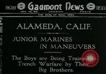 Standbild Vereinigten Staaten Marines Almeda California USA, 1918, aus Sekunde 1 historischem Filmmaterial Videoclip 65675069490