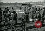 Image of British officer and soldier engage US troops in bayonet drill France, 1917, second 4 stock footage video 65675069496
