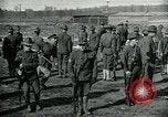 Image of British officer and soldier engage US troops in bayonet drill France, 1917, second 7 stock footage video 65675069496