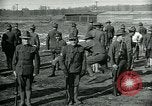 Image of British officer and soldier engage US troops in bayonet drill France, 1917, second 10 stock footage video 65675069496