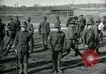Image of British officer and soldier engage US troops in bayonet drill France, 1917, second 13 stock footage video 65675069496