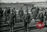 Image of British officer and soldier engage US troops in bayonet drill France, 1917, second 14 stock footage video 65675069496
