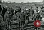 Image of British officer and soldier engage US troops in bayonet drill France, 1917, second 18 stock footage video 65675069496