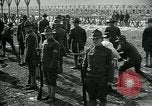 Image of British officer and soldier engage US troops in bayonet drill France, 1917, second 28 stock footage video 65675069496