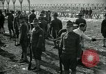 Image of British officer and soldier engage US troops in bayonet drill France, 1917, second 29 stock footage video 65675069496