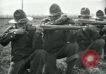 Image of British officer and soldier engage US troops in bayonet drill France, 1917, second 34 stock footage video 65675069496