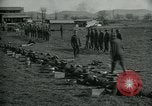 Image of British officer and soldier engage US troops in bayonet drill France, 1917, second 41 stock footage video 65675069496