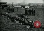 Image of British officer and soldier engage US troops in bayonet drill France, 1917, second 43 stock footage video 65675069496