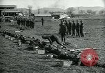 Image of British officer and soldier engage US troops in bayonet drill France, 1917, second 45 stock footage video 65675069496