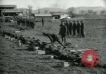 Image of British officer and soldier engage US troops in bayonet drill France, 1917, second 46 stock footage video 65675069496