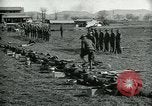 Image of British officer and soldier engage US troops in bayonet drill France, 1917, second 47 stock footage video 65675069496