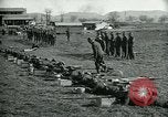 Image of British officer and soldier engage US troops in bayonet drill France, 1917, second 48 stock footage video 65675069496