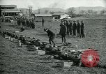 Image of British officer and soldier engage US troops in bayonet drill France, 1917, second 50 stock footage video 65675069496