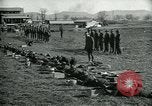 Image of British officer and soldier engage US troops in bayonet drill France, 1917, second 52 stock footage video 65675069496